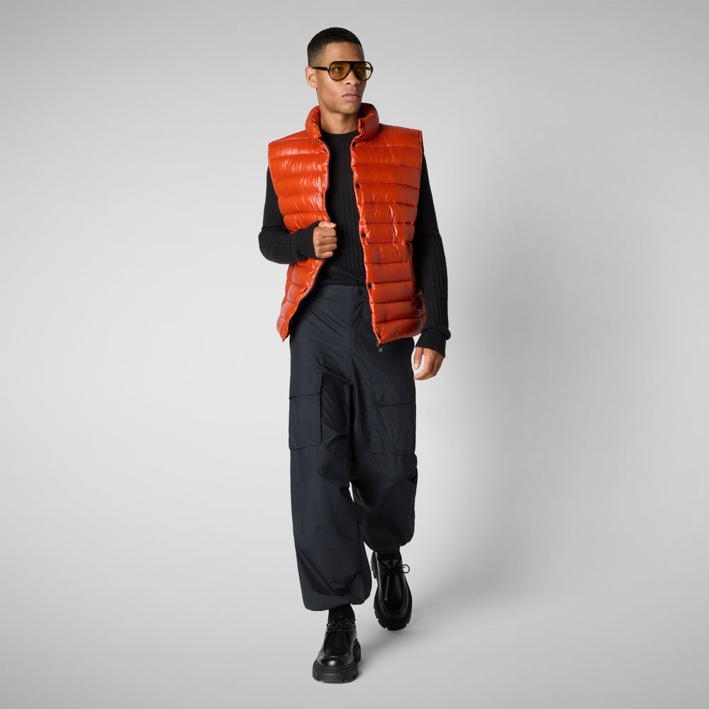 Save the duck GILET UOMO GRIFFIN ARANCIONE Promozione Limitata
