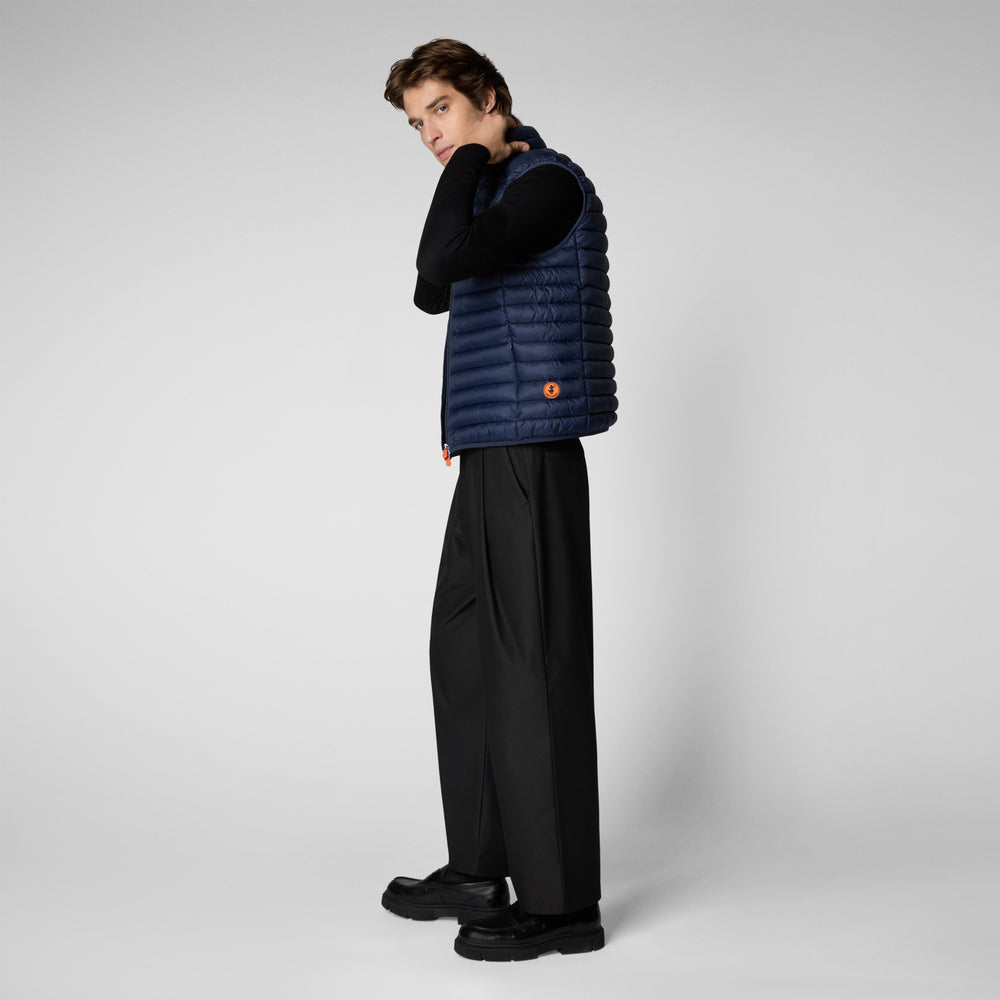 Save the duck Gilet imbottito uomo Adam blu navy Sottocosto