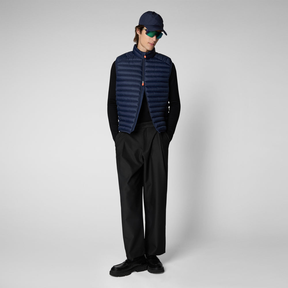 Save the duck Gilet imbottito uomo Adam blu navy Sottocosto