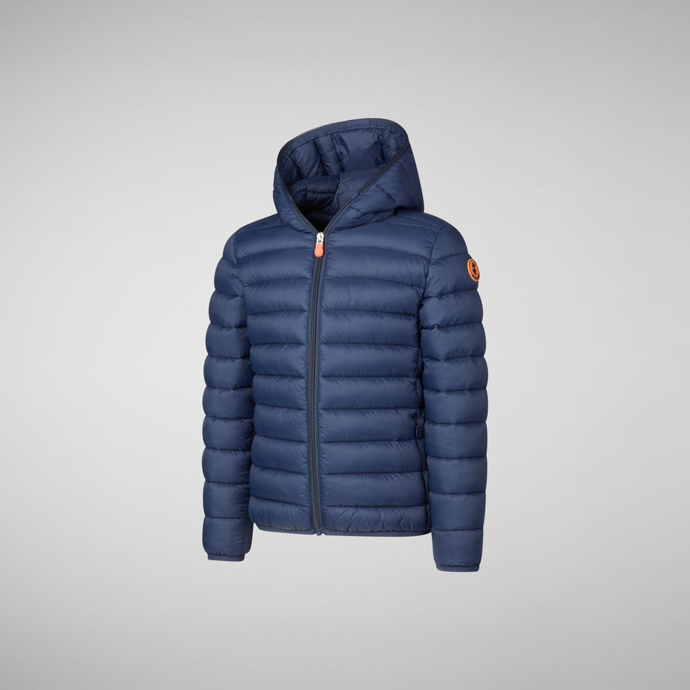 Save the duck PIUMINO ANIMAL FREE BAMBINA LILY BLU NAVY Sconto