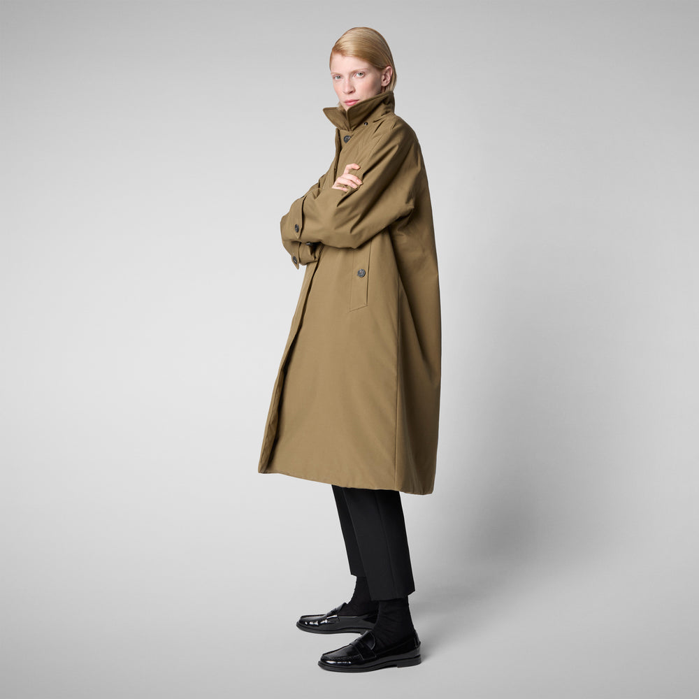 Save the duck CAPPOTTO CON CAPPUCCIO ZOEY VERDE MUSCHIO Outlet