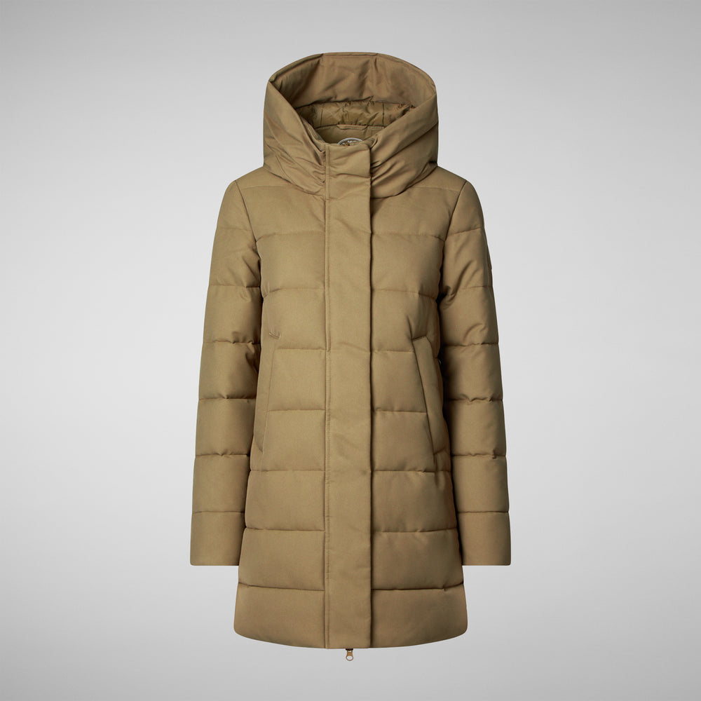 Save the duck CAPPOTTO CON CAPPUCCIO TATIANA VERDE MUSCHIO In Vendita