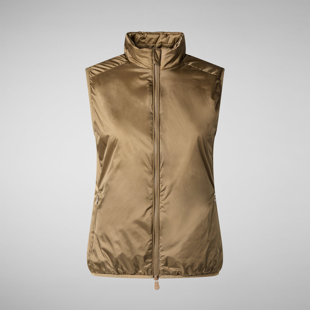 Save the duck GILET DONNA EUDY VERDE MUSCHIO Saldi