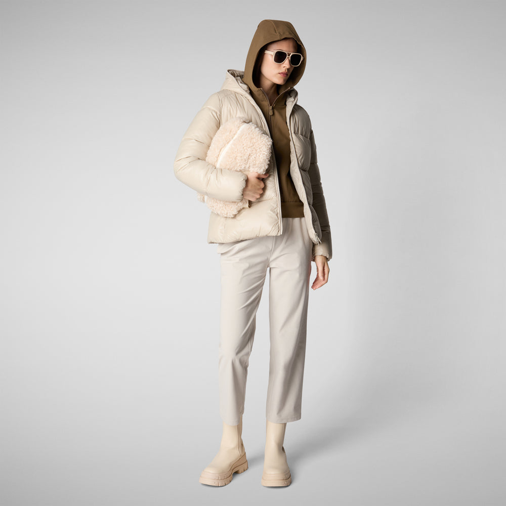 Save the duck PANTALONI DONNA MILAN RAINY BEIGE Hotsell