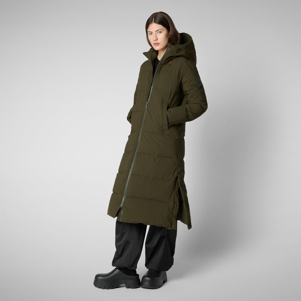 Save the duck PARKA DONNA MISSY VERDE TERRA Vendite Flash
