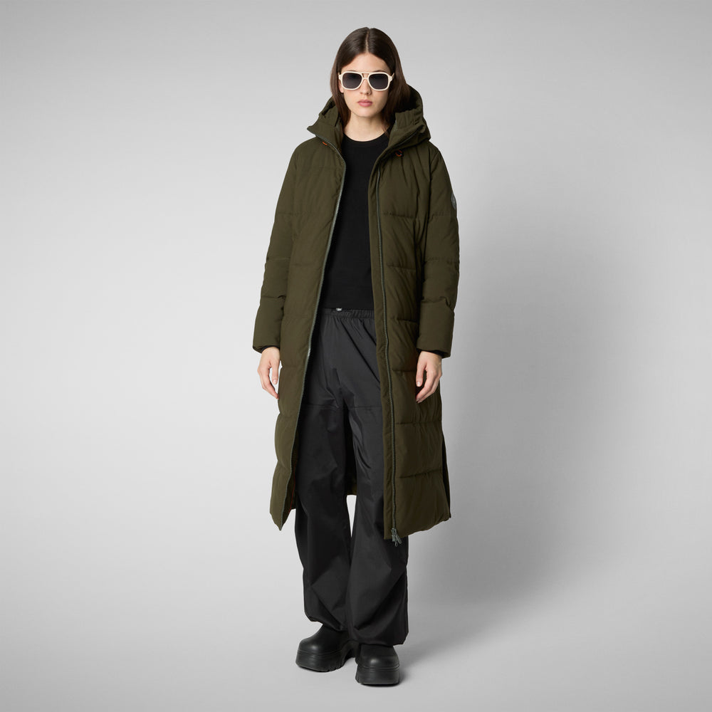 Save the duck PARKA DONNA MISSY VERDE TERRA Vendite Flash