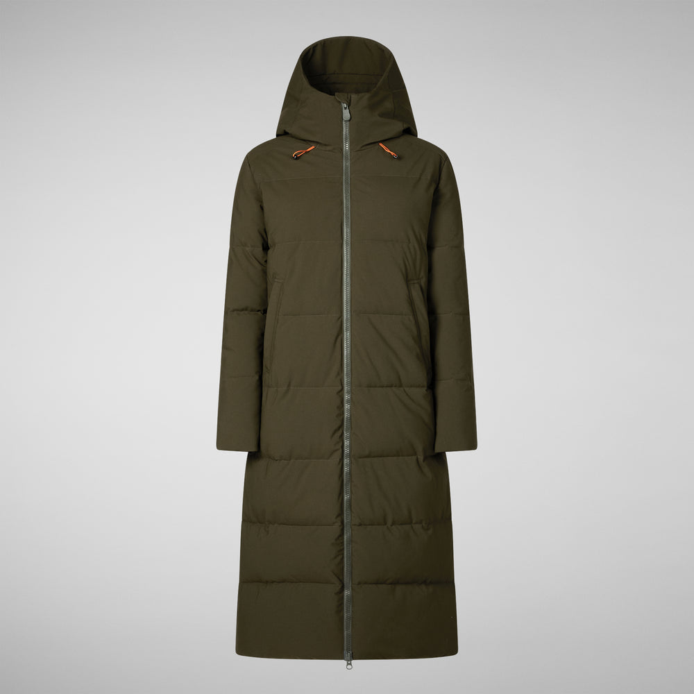 Save the duck PARKA DONNA MISSY VERDE TERRA Vendite Flash
