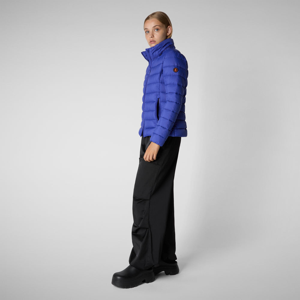 Save the duck PIUMINO ANIMAL FREE CON CAPPUCCIO DONNA AMELIE BLU GENZIANA Acquista Ora