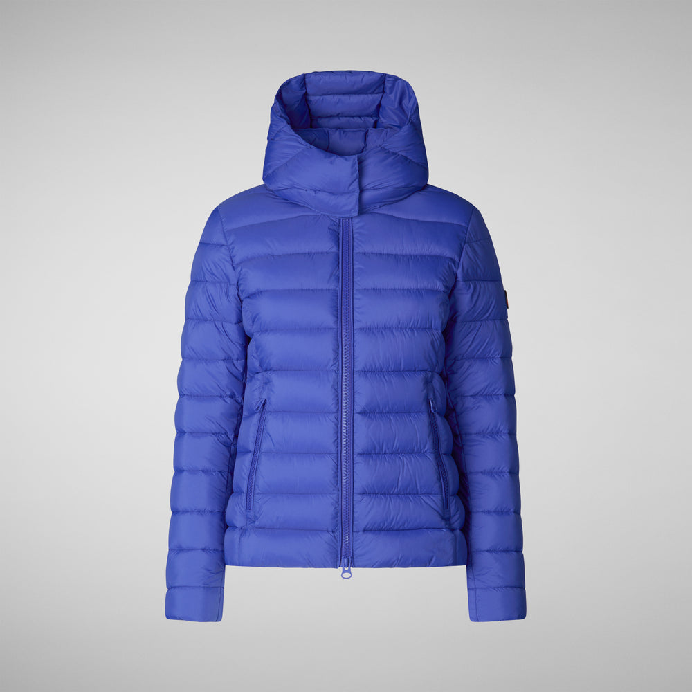 Save the duck PIUMINO ANIMAL FREE CON CAPPUCCIO DONNA AMELIE BLU GENZIANA Acquista Ora