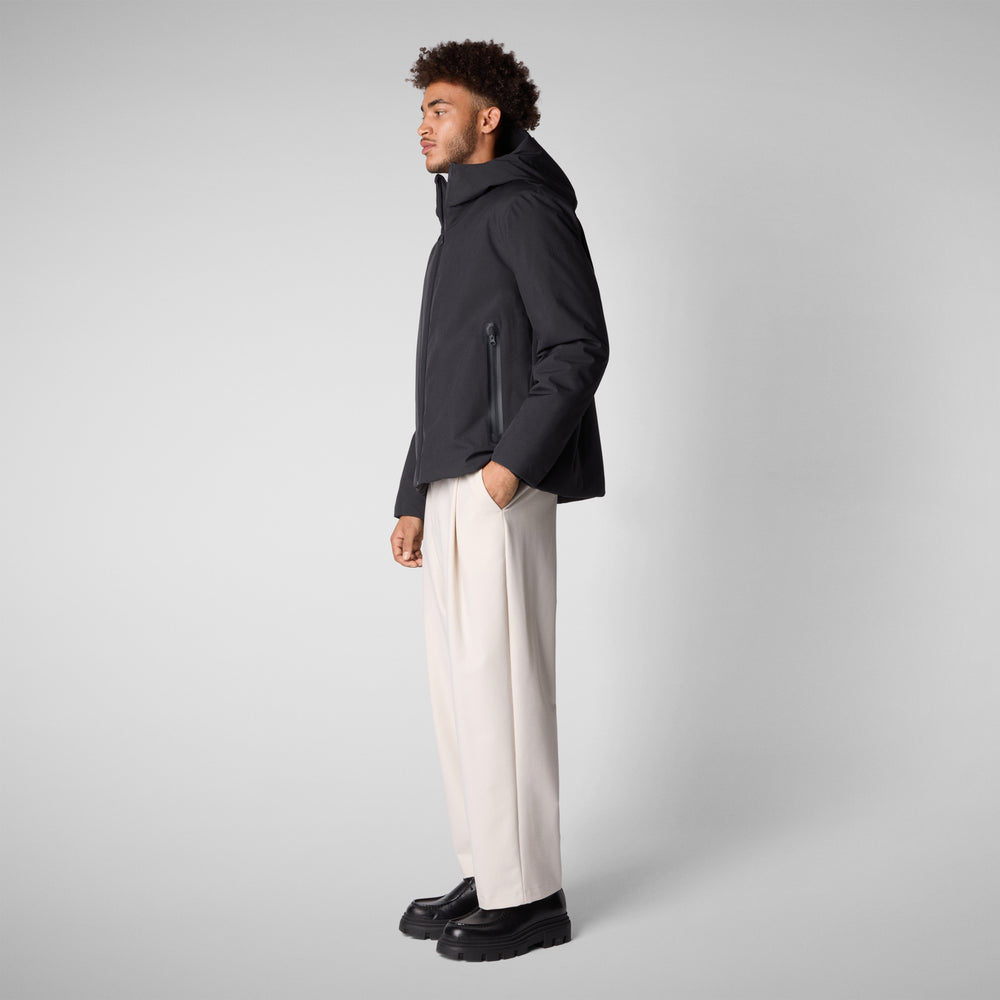 Save the duck GIACCA UOMO FLYNN BLU NERO Sconto