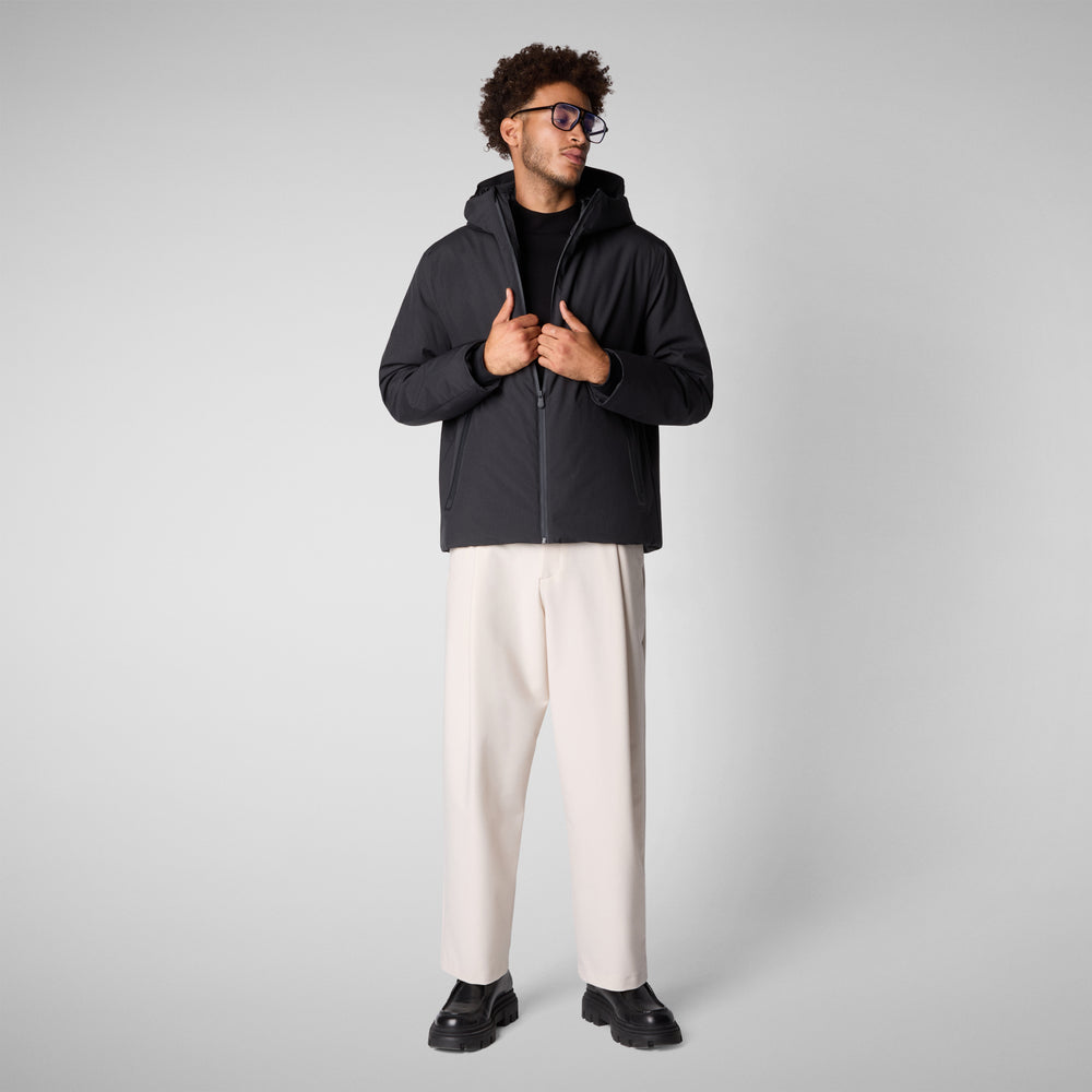 Save the duck GIACCA UOMO FLYNN BLU NERO Sconto