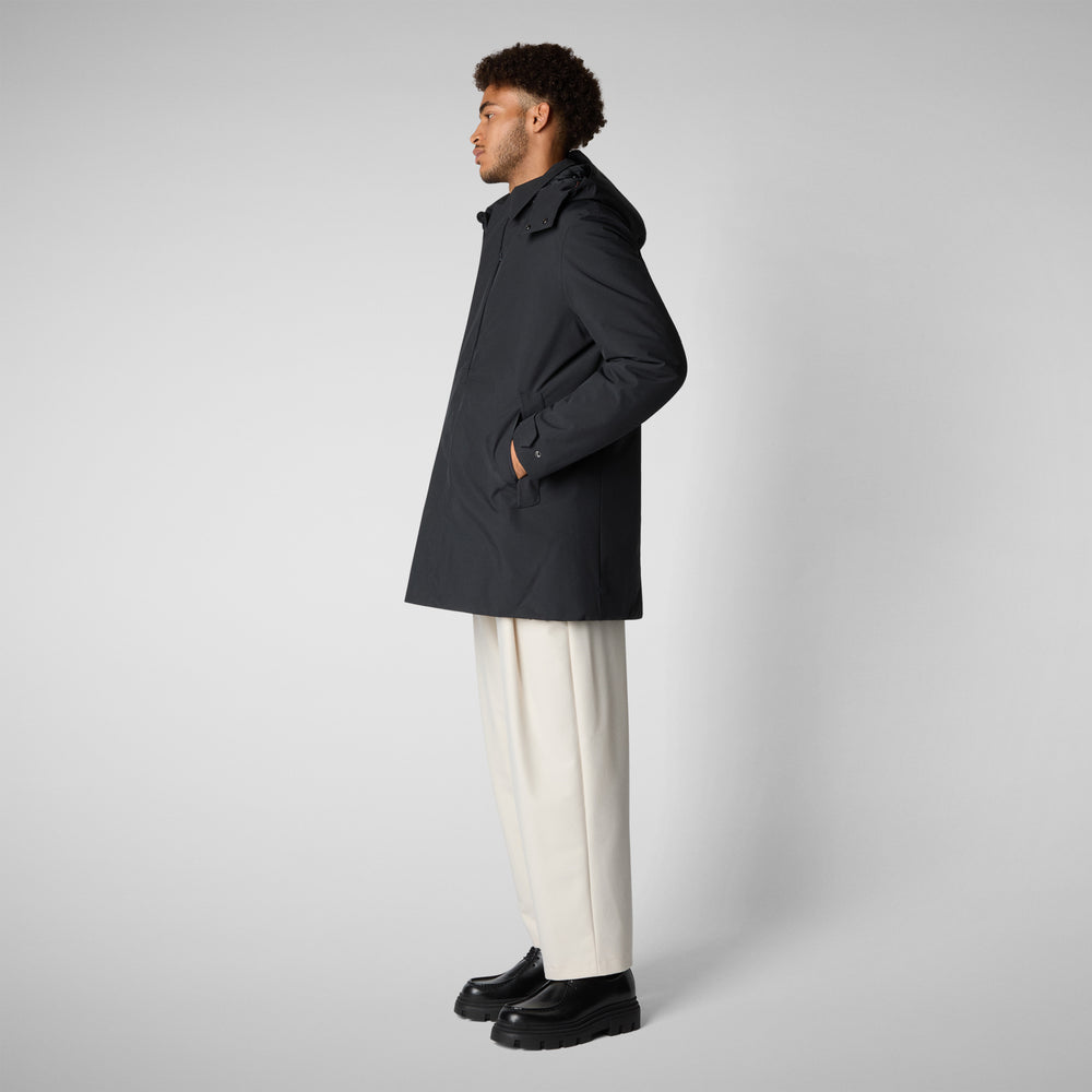 Save the duck CAPPOTTO UOMO NESTOR BLU NERO Offerta