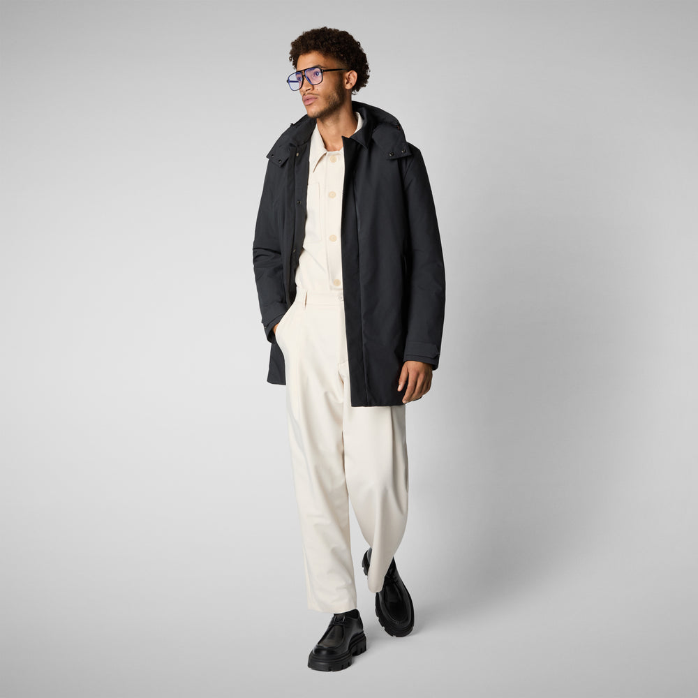 Save the duck CAPPOTTO UOMO NESTOR BLU NERO Offerta