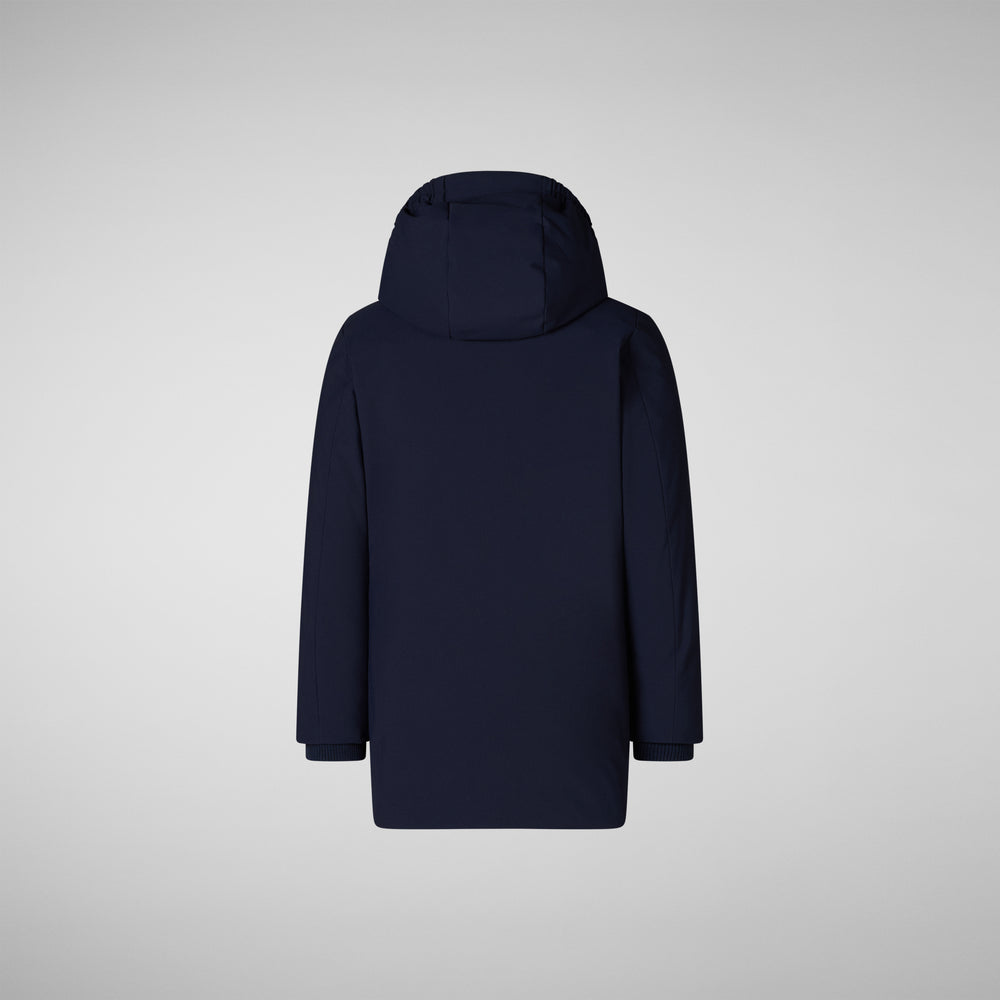 Save the duck PARKA CON CAPPUCCIO BAMBINA ALLY BLU NAVY Saldi