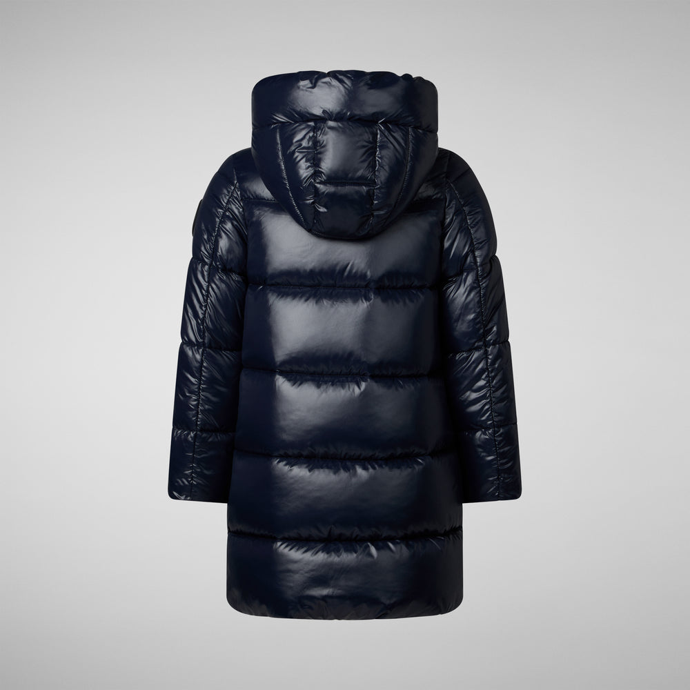 Save the duck PIUMINO ANIMAL FREE BAMBINA MILLIE BLU NERO Vendita Calda