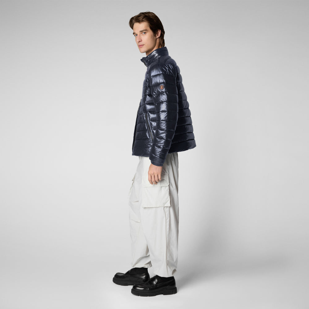 Save the duck GIACCA UOMO HOLDEN IN BLU NERO Spedizione Gratuita