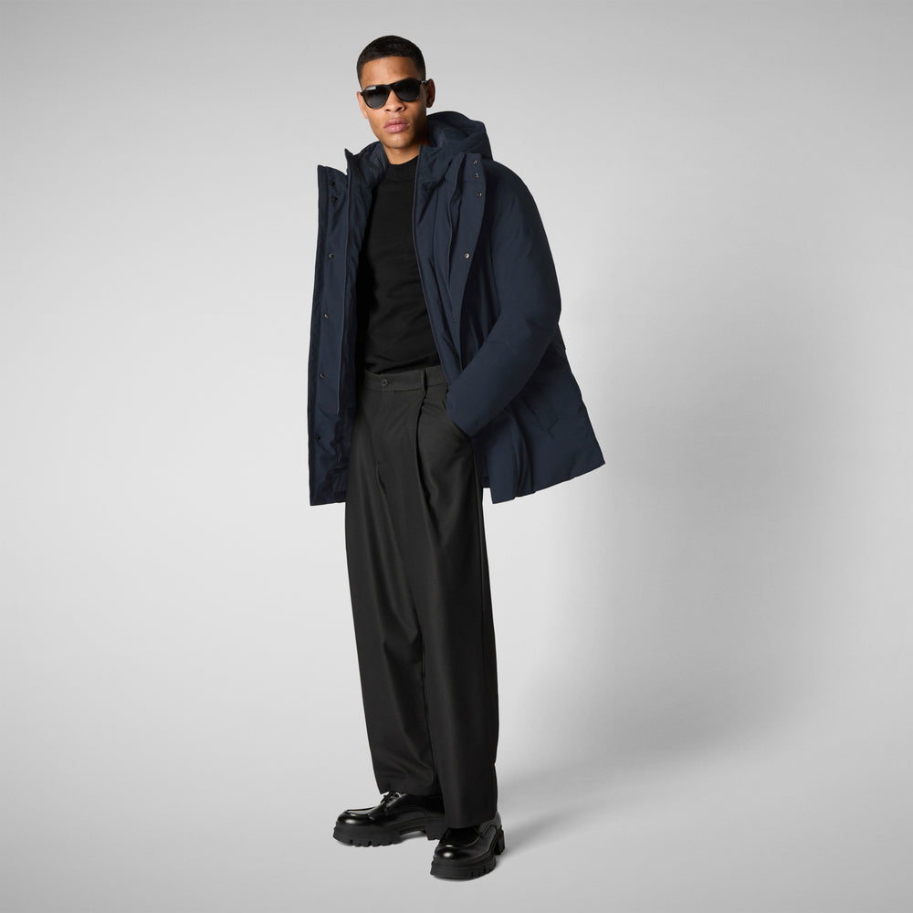 Save the duck PARKA UOMO SESLE IN BLU NERO Negozi Online