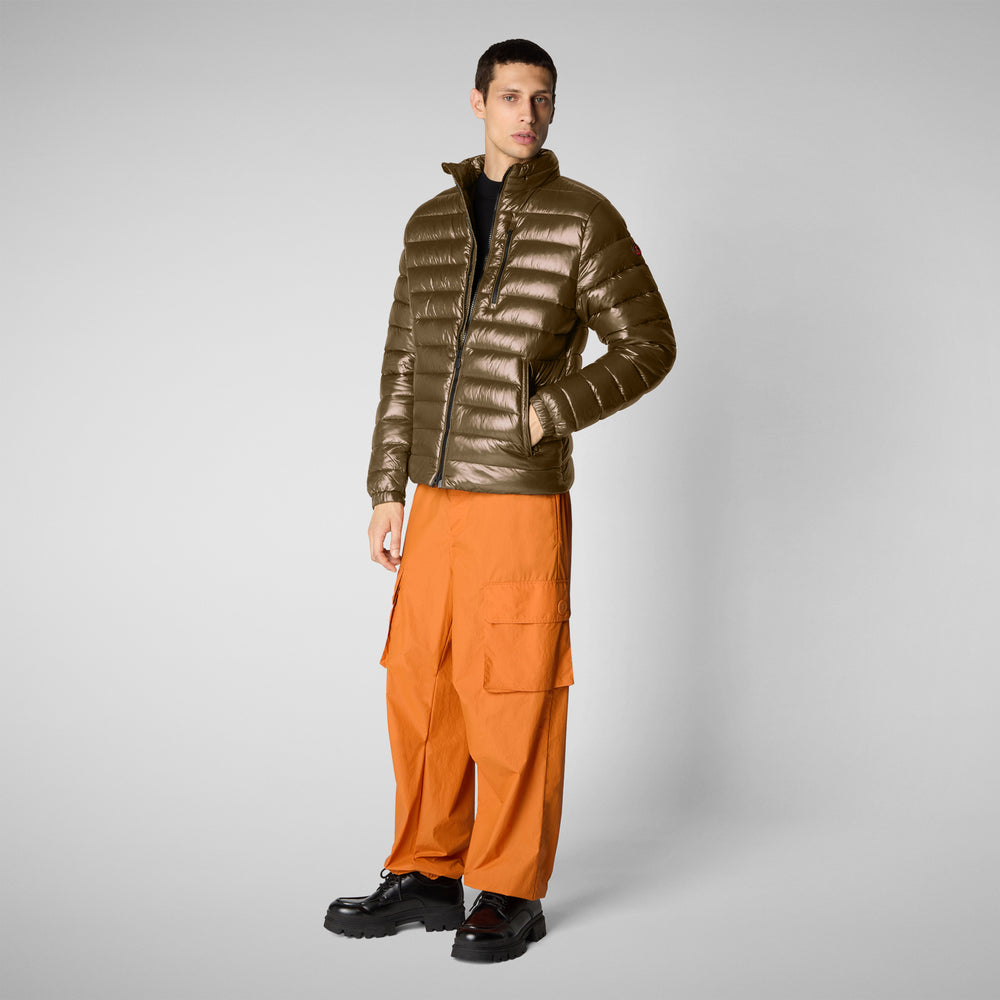 Save the duck GIACCA UOMO HOLDEN IN BARK GREEN Shopping Online