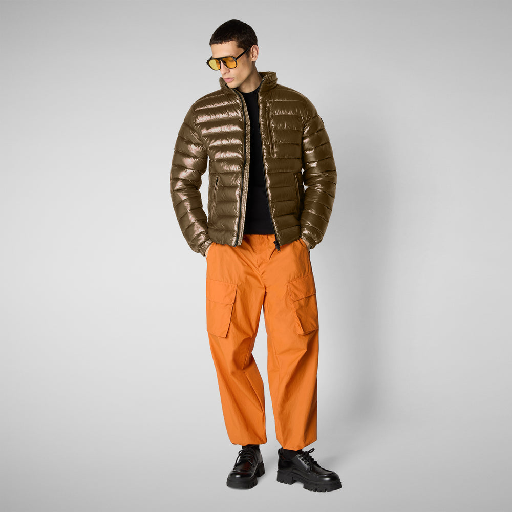 Save the duck GIACCA UOMO HOLDEN IN BARK GREEN Shopping Online