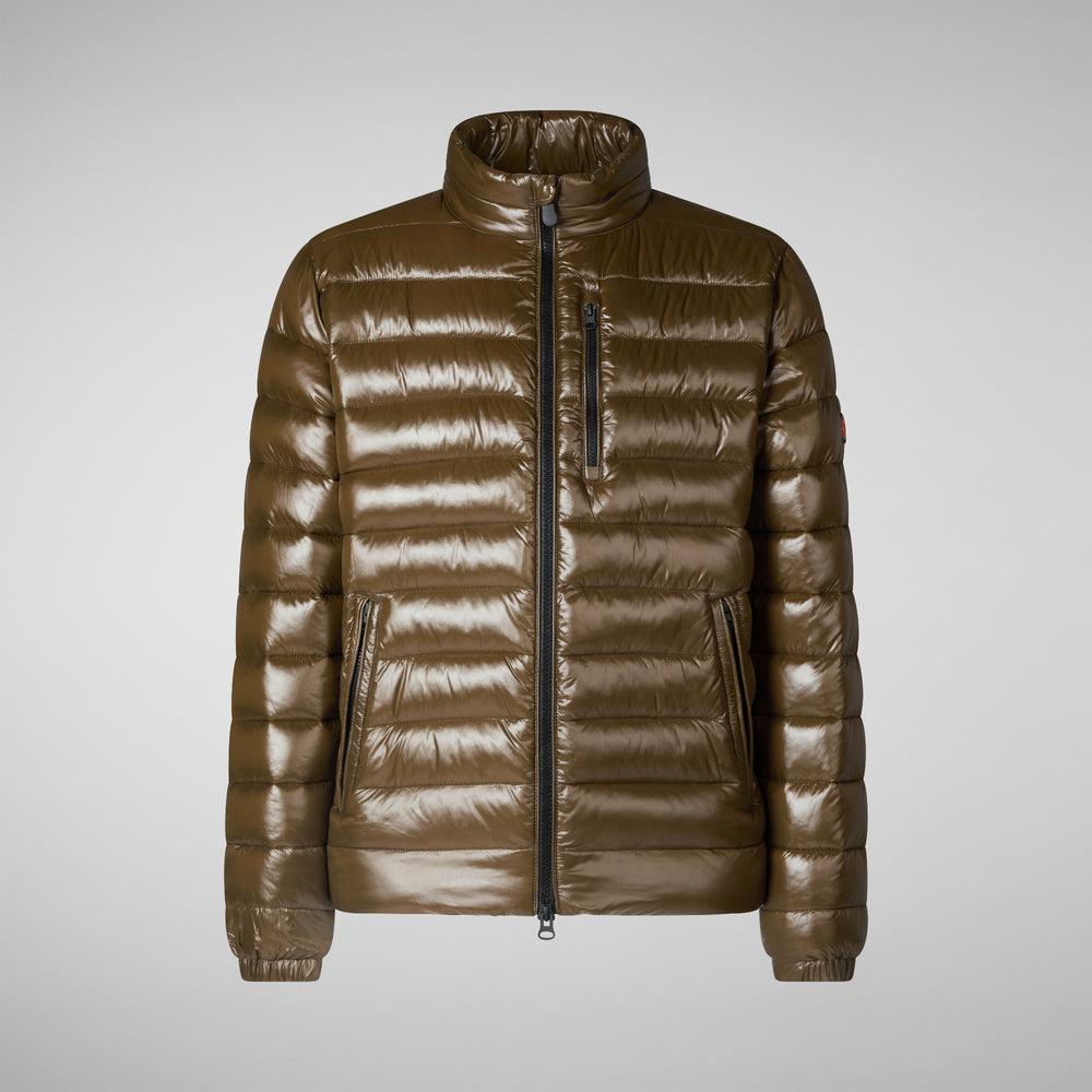 Save the duck GIACCA UOMO HOLDEN IN BARK GREEN Shopping Online
