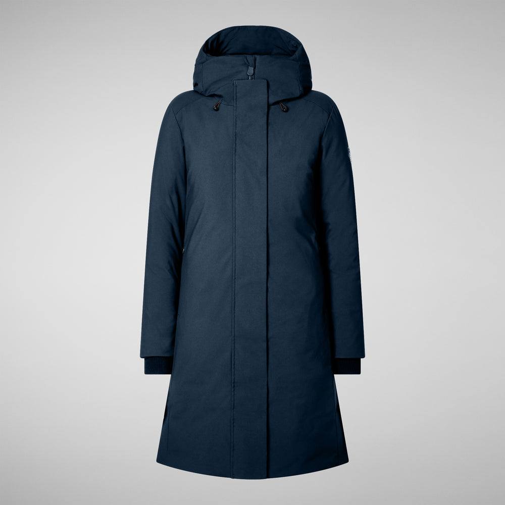 Save the duck PARKA DONNA CON CAPPUCCIO SIENNA BLU NERO Online