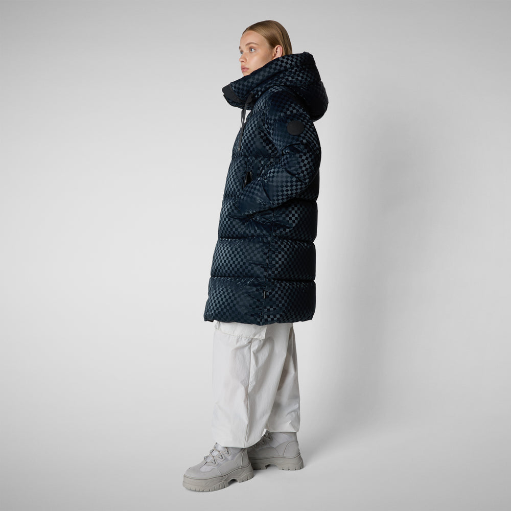 Save the duck PIUMINO ANIMAL FREE CON CAPPUCCIO AMARANTA BLU NERO Offerte