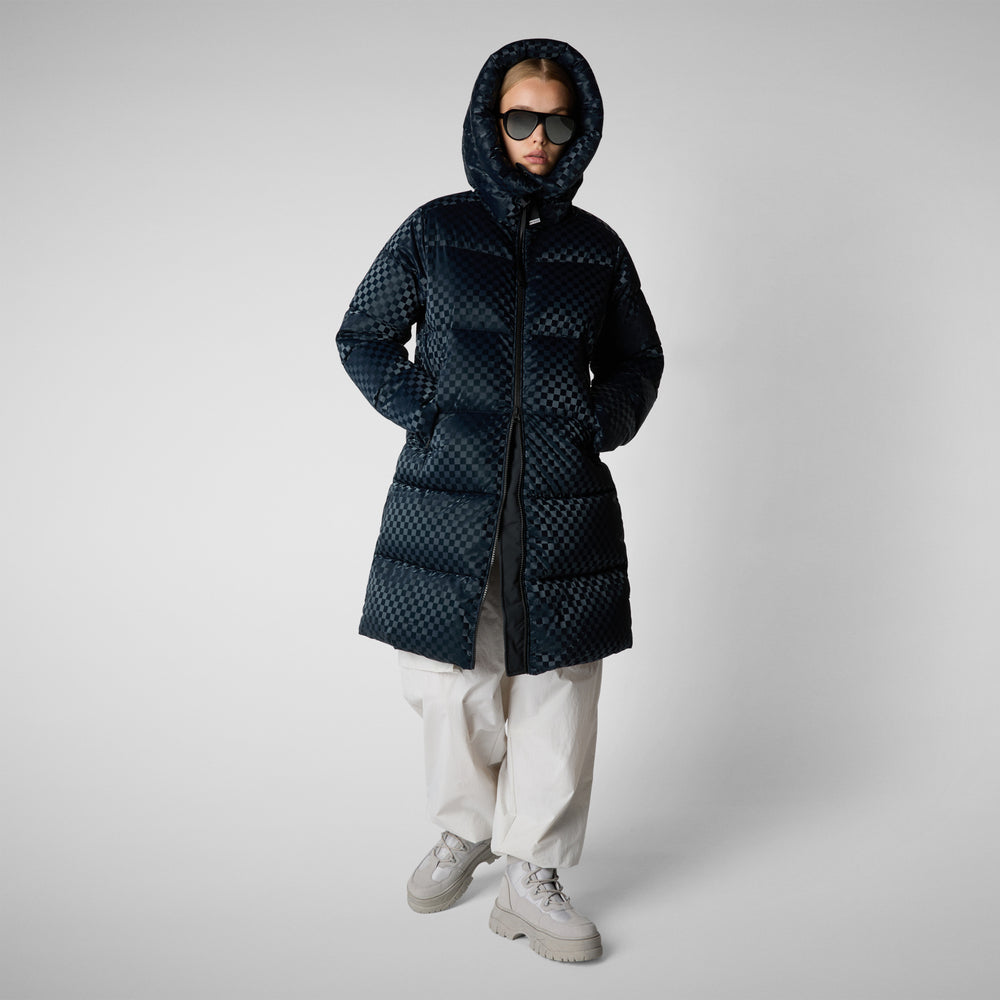 Save the duck PIUMINO ANIMAL FREE CON CAPPUCCIO AMARANTA BLU NERO Offerte