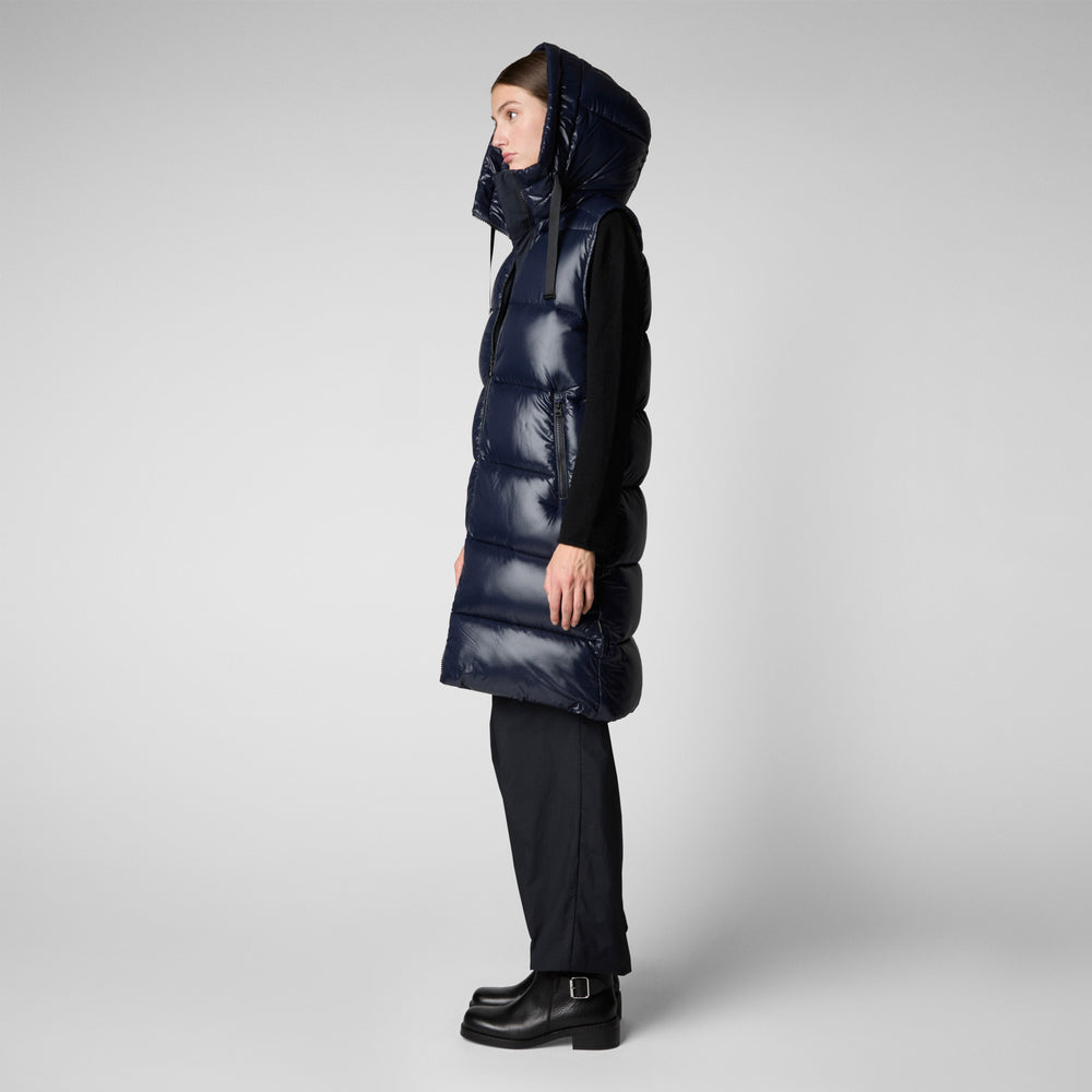 Save the duck GILET CON CAPPUCCIO DONNA IRIA BLU NERO Hotsell