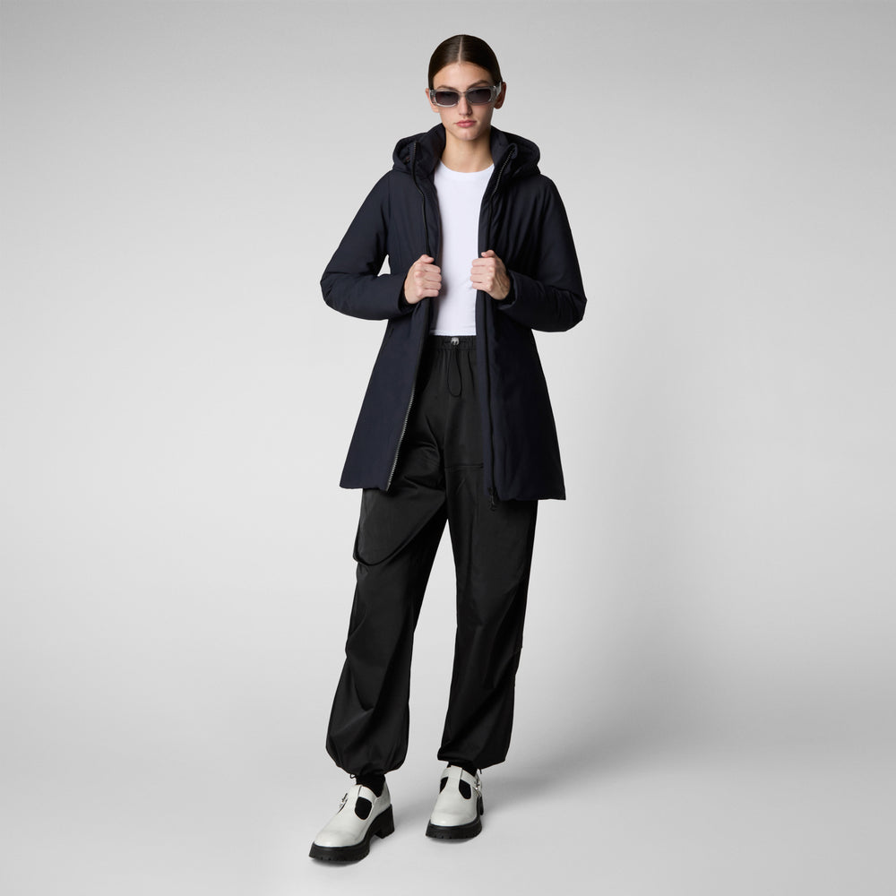 Save the duck giacca DONNA CON CAPPUCCIO LILA BLU NERO Hotsell