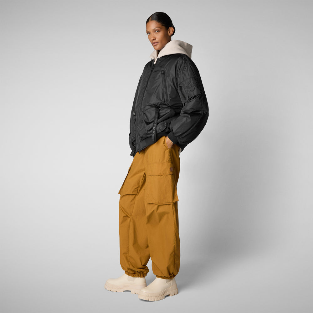 Save the duck Giacca bomber unisex Usher nero 2025