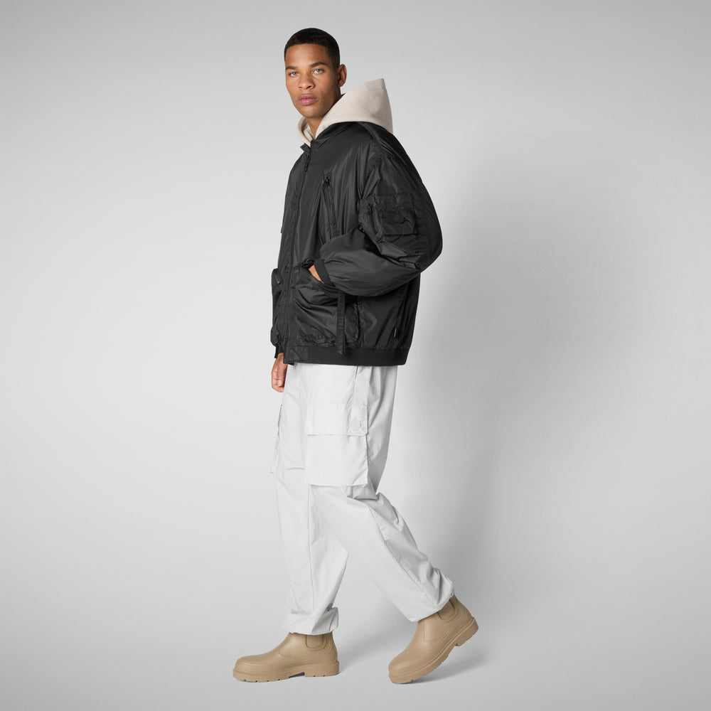 Save the duck Giacca bomber unisex Usher nero 2025