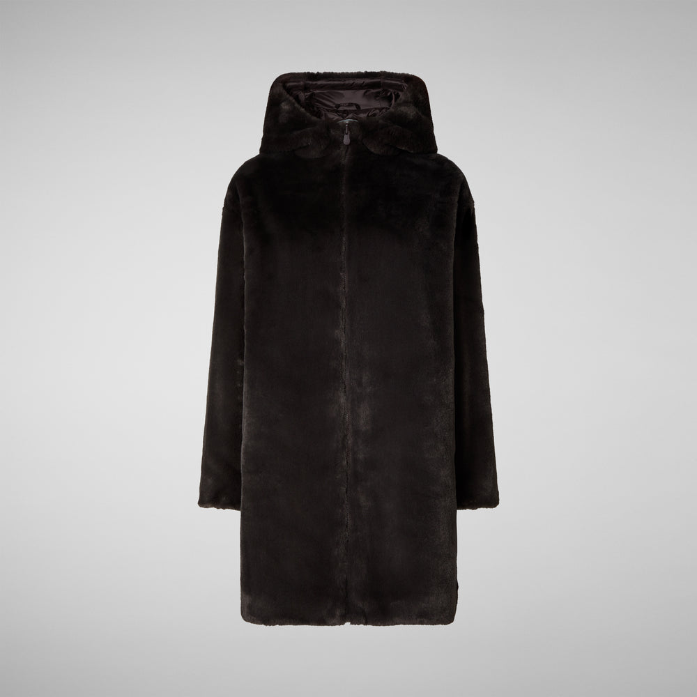 Save the duck GIACCA DONNA KALA MARRONE NERO Consegna Veloce
