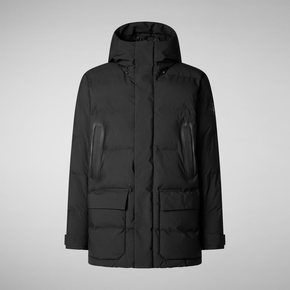 Save the duck PARKA UOMO QUINLAN IN NERO Affare Del Giorno