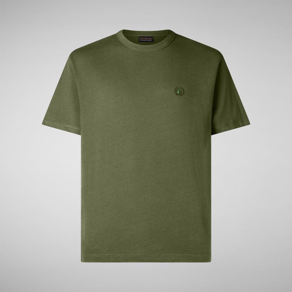 Save the duck T-SHIRT UOMO BRAM IN MOSS GREEN Sconto