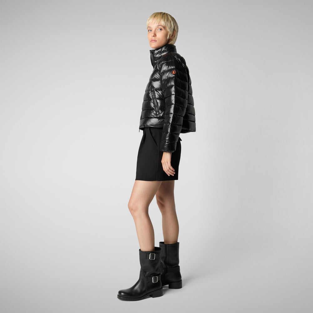 Save the duck PIUMINO ANIMAL FREE DONNA MYRA NERO Negozio