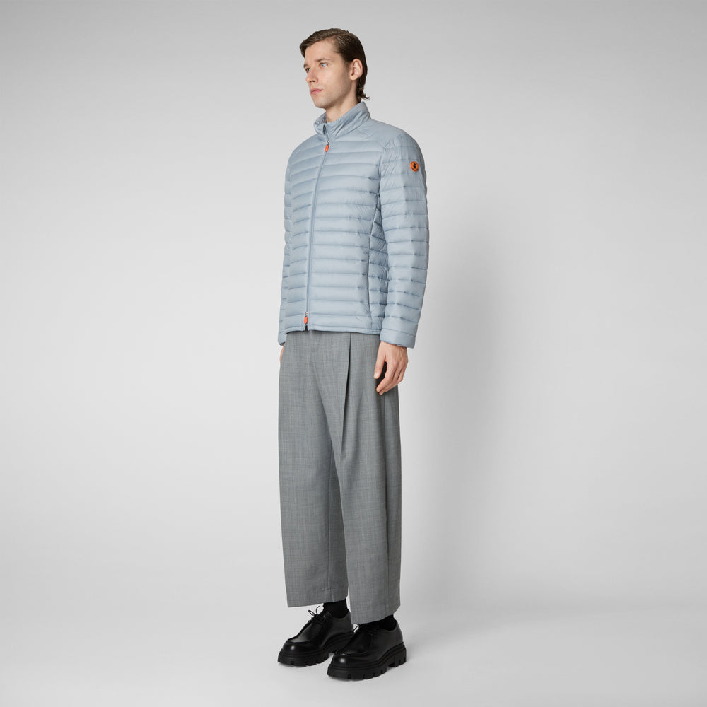 Save the duck Piumino animal free uomo Alexander grigio ardesia chiaro Italia