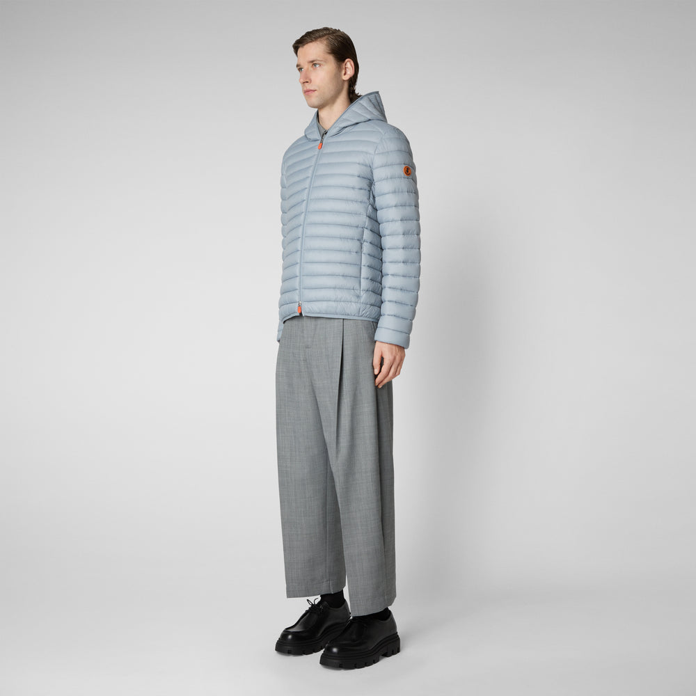Save the duck Piumino animal free uomo Donald grigio ardesia chiaro 2025