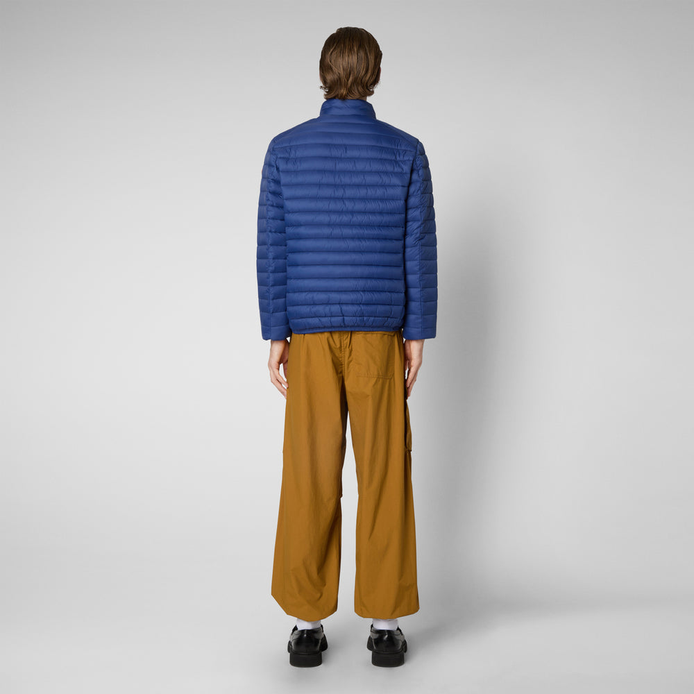 Save the duck Piumino animal free uomo Alexander blu elettrico Nuovo
