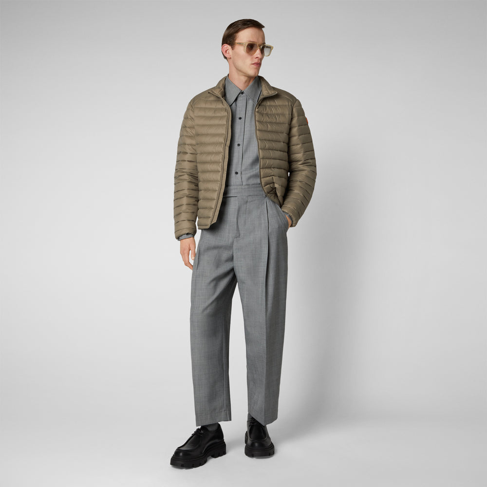 Save the duck Piumino animal free uomo Alexander Grigio elefante Spedizione Gratuita