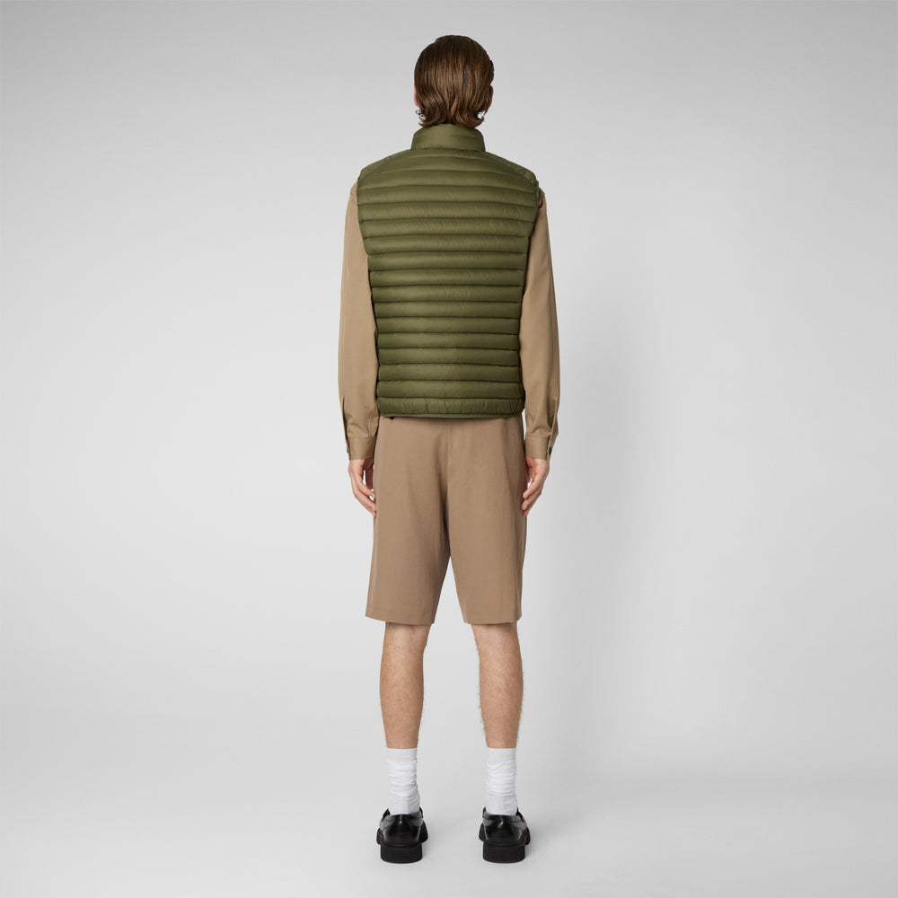 Save the duck Gilet imbottito uomo Adam Verde oliva Convenienza