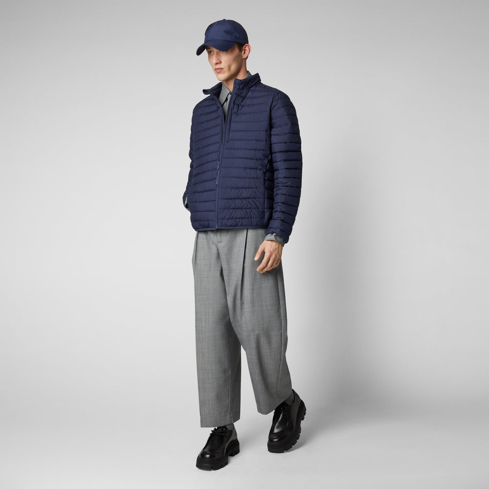 Save the duck Piumino animal free uomo Cole blu navy Presa