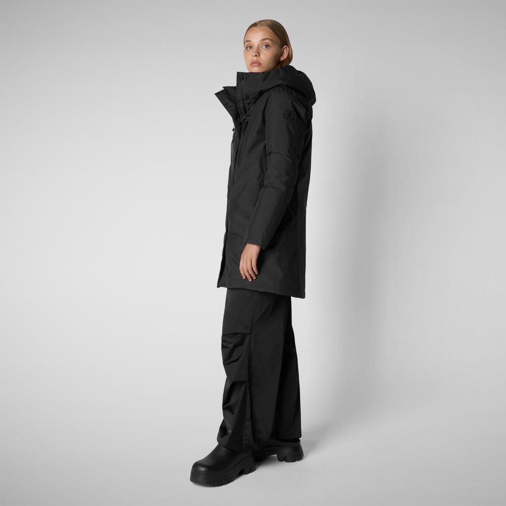 Save the duck PARKA CON CAPPUCCIO DONNA NIKO IN NERO I Più Venduti