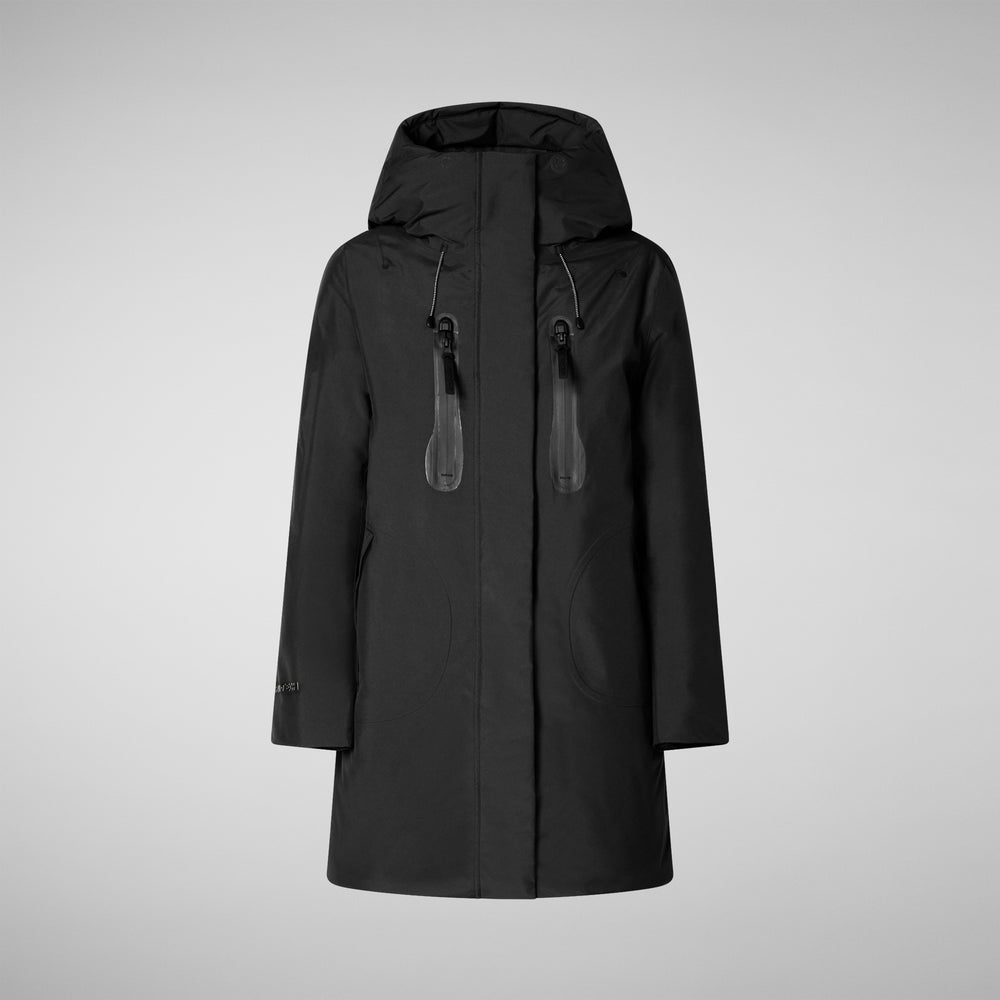Save the duck PARKA CON CAPPUCCIO DONNA NIKO IN NERO I Più Venduti