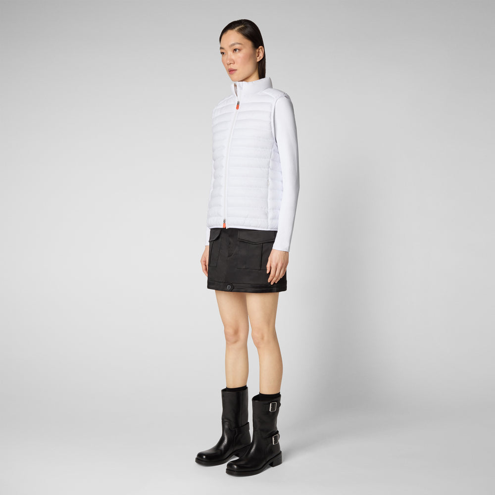 Save the duck Gilet imbottito donna Charlotte bianco In Saldo