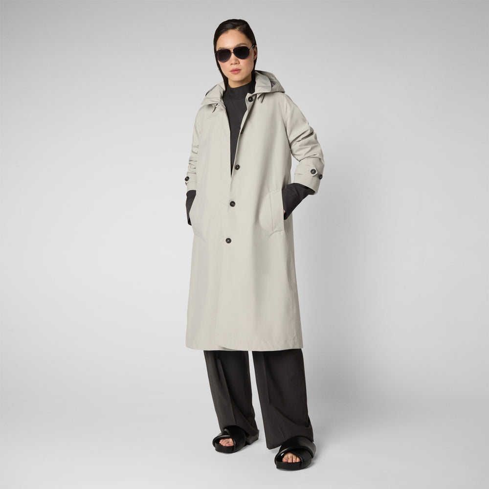 Save the duck Impermeabile donna Asia Beige chiaro Italia