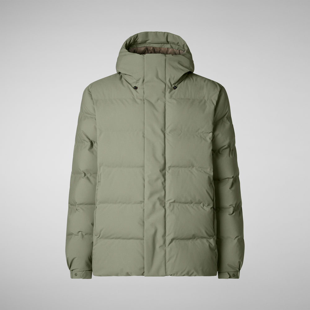 Save the duck PARKA UOMO LELAND IN SWAMP GREEN 2025