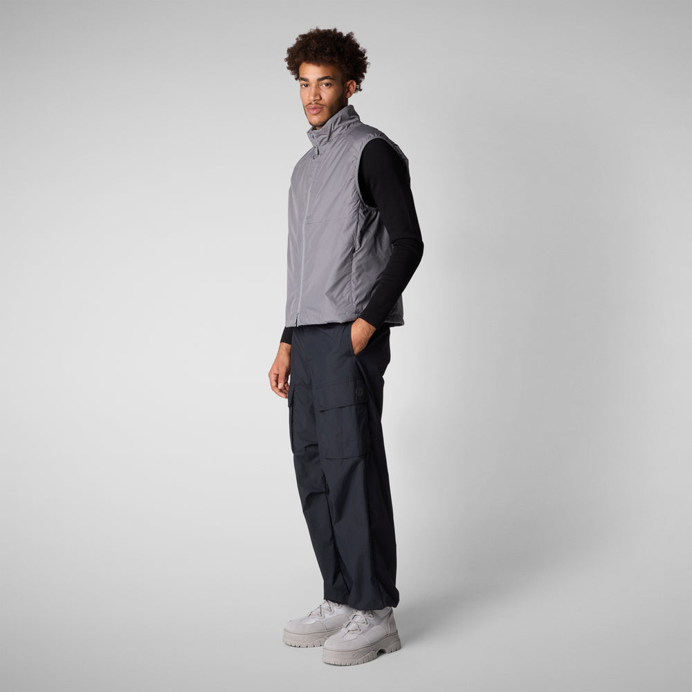 Save the duck GILET UOMO TURNER IN MID GREY Qualità