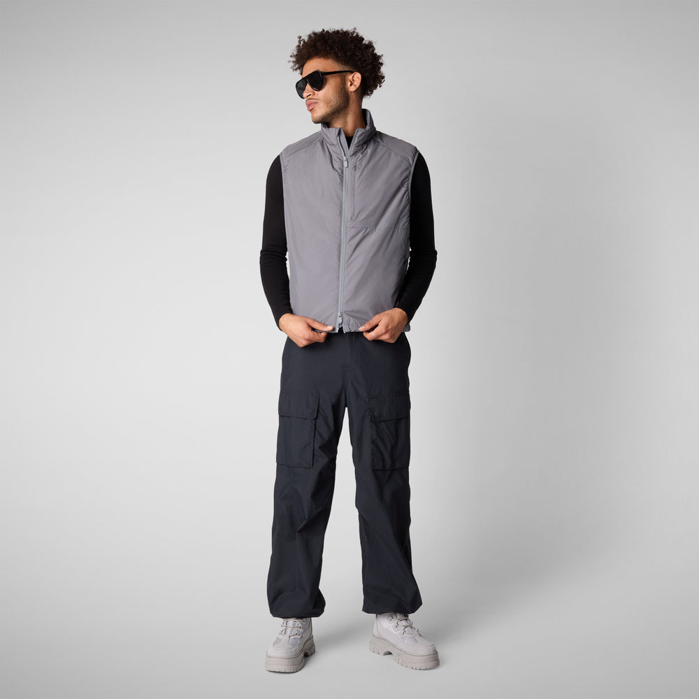 Save the duck GILET UOMO TURNER IN MID GREY Qualità