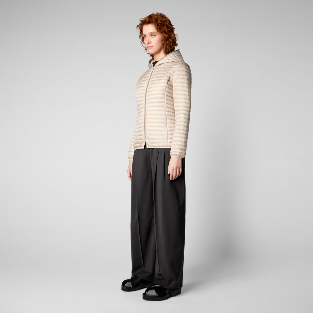 Save the duck Piumino animal free Alexa beige sabbia Consegna Veloce