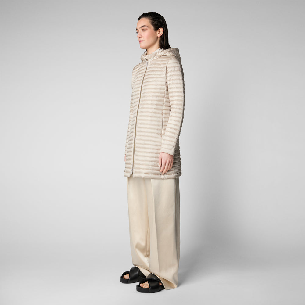 Save the duck Piumino animal free donna Megs beige sabbia Promozione Limitata